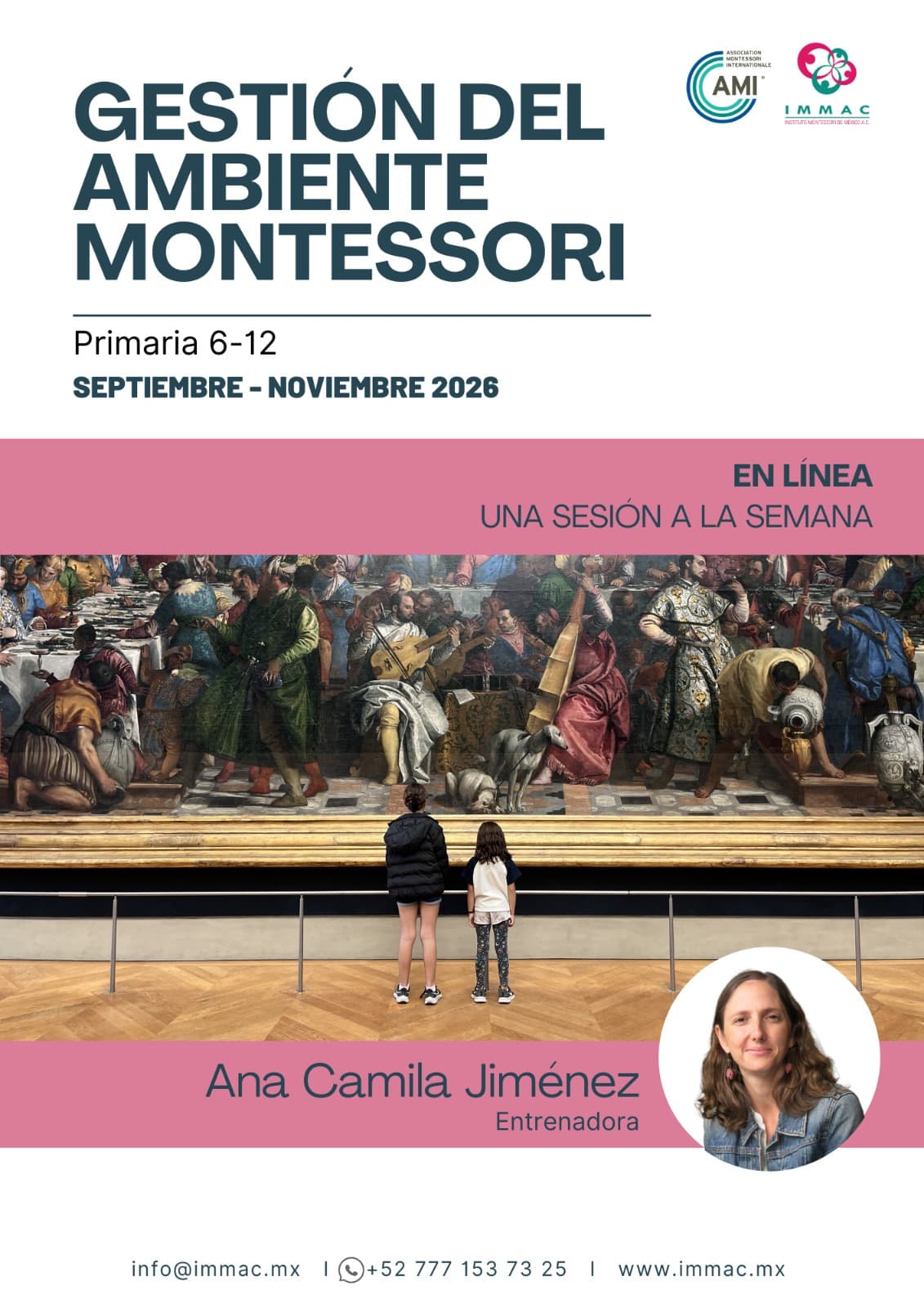 Ver flyer: Gestión del Ambiente Montessori · Primaria 6-12